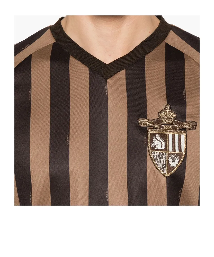 V-Neck Striped T-Shirt