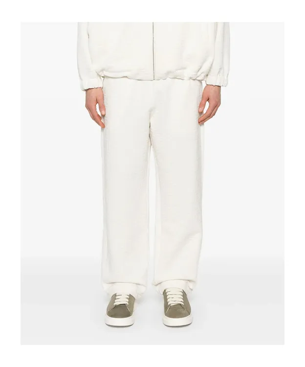 Ff Monogram Straight-Leg Pants