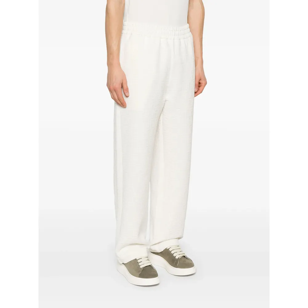 Ff Monogram Straight-Leg Pants