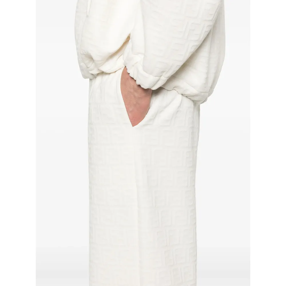 Ff Monogram Straight-Leg Pants