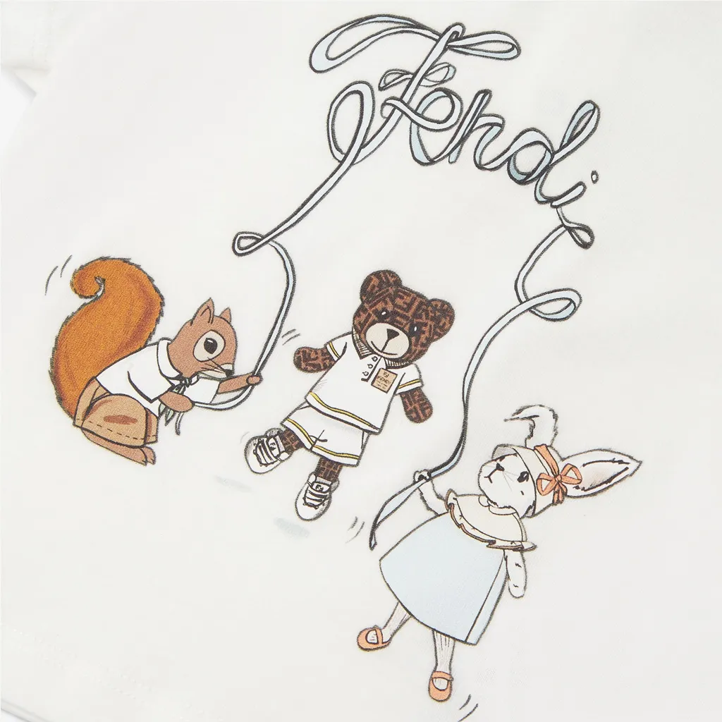 Jersey Baby T-Shirt With Print