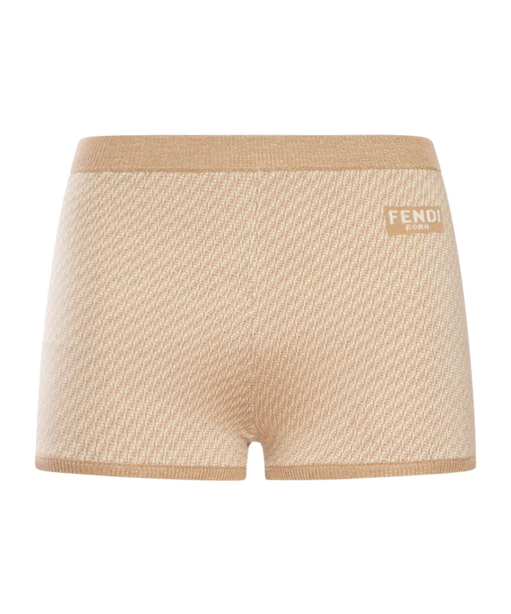 Ff Wool And Silk Shorts