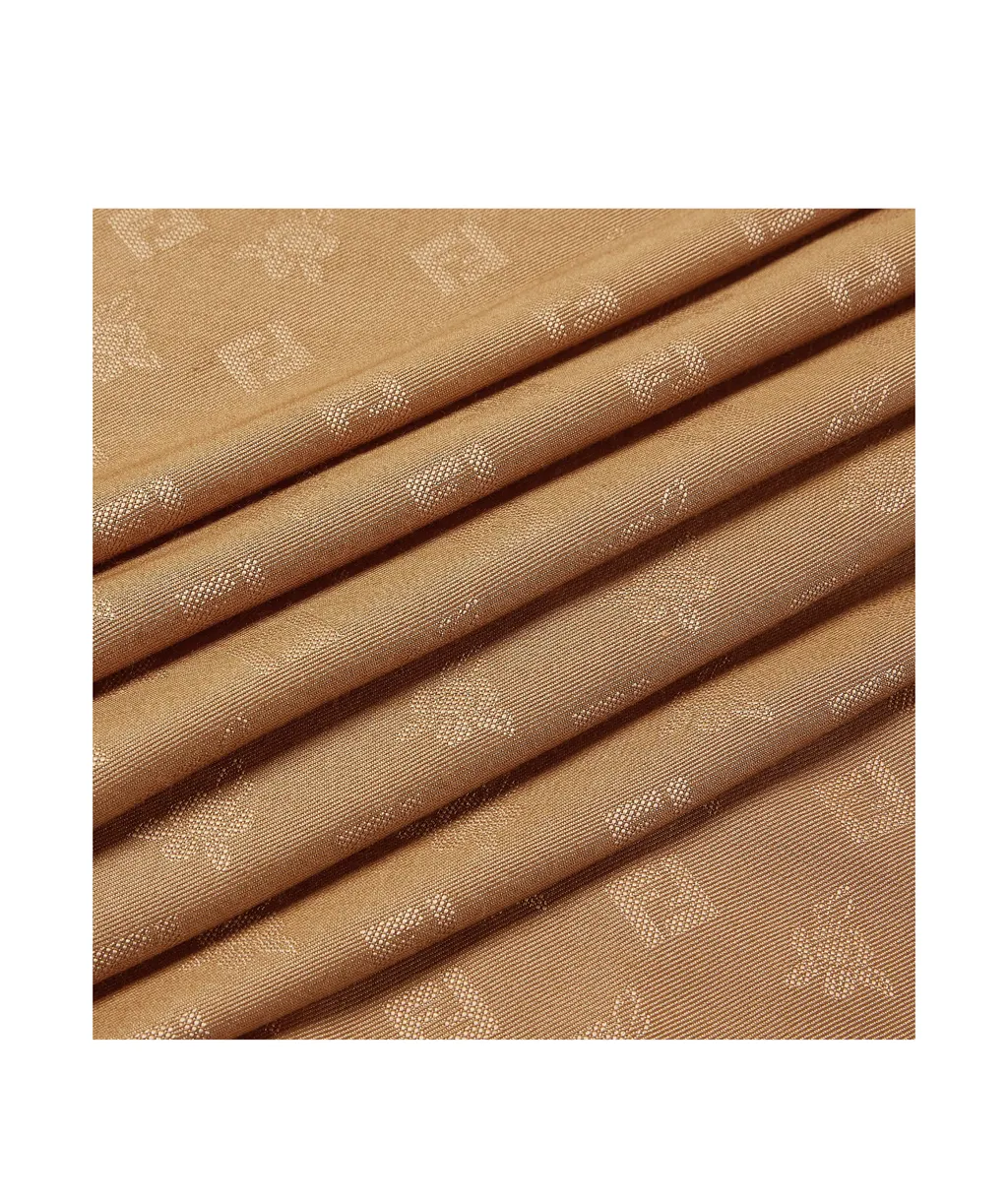 Ff Jacquard Frayed-Edge Scarf