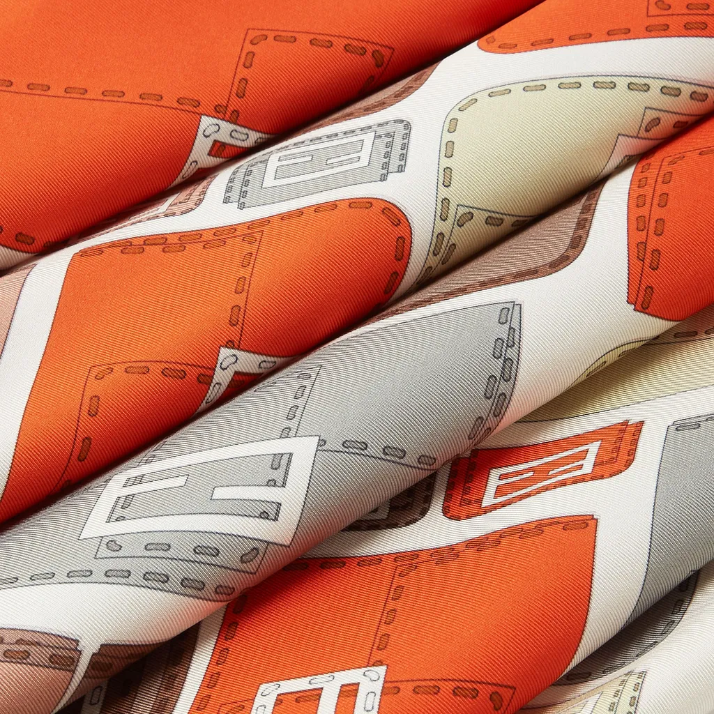 Baguette Graphic Printed Scarf
