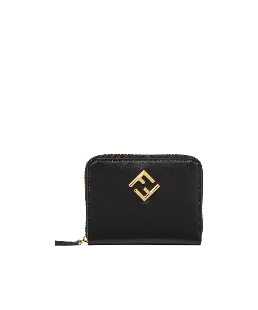Ff Diamonds Zip Around Medium Wallet