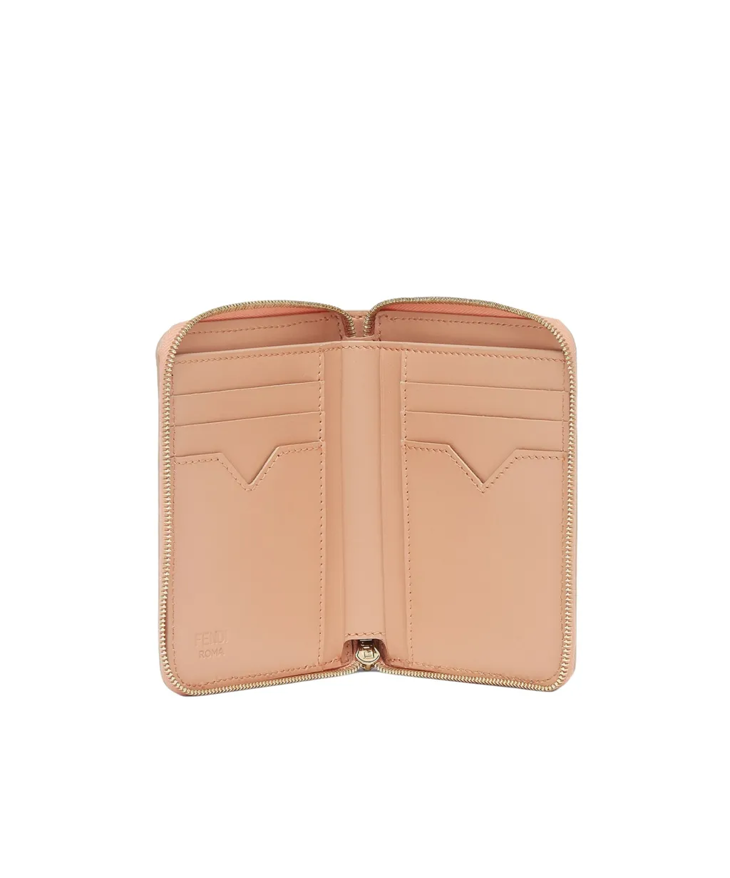 Ff Diamonds Zip Around Medium Wallet