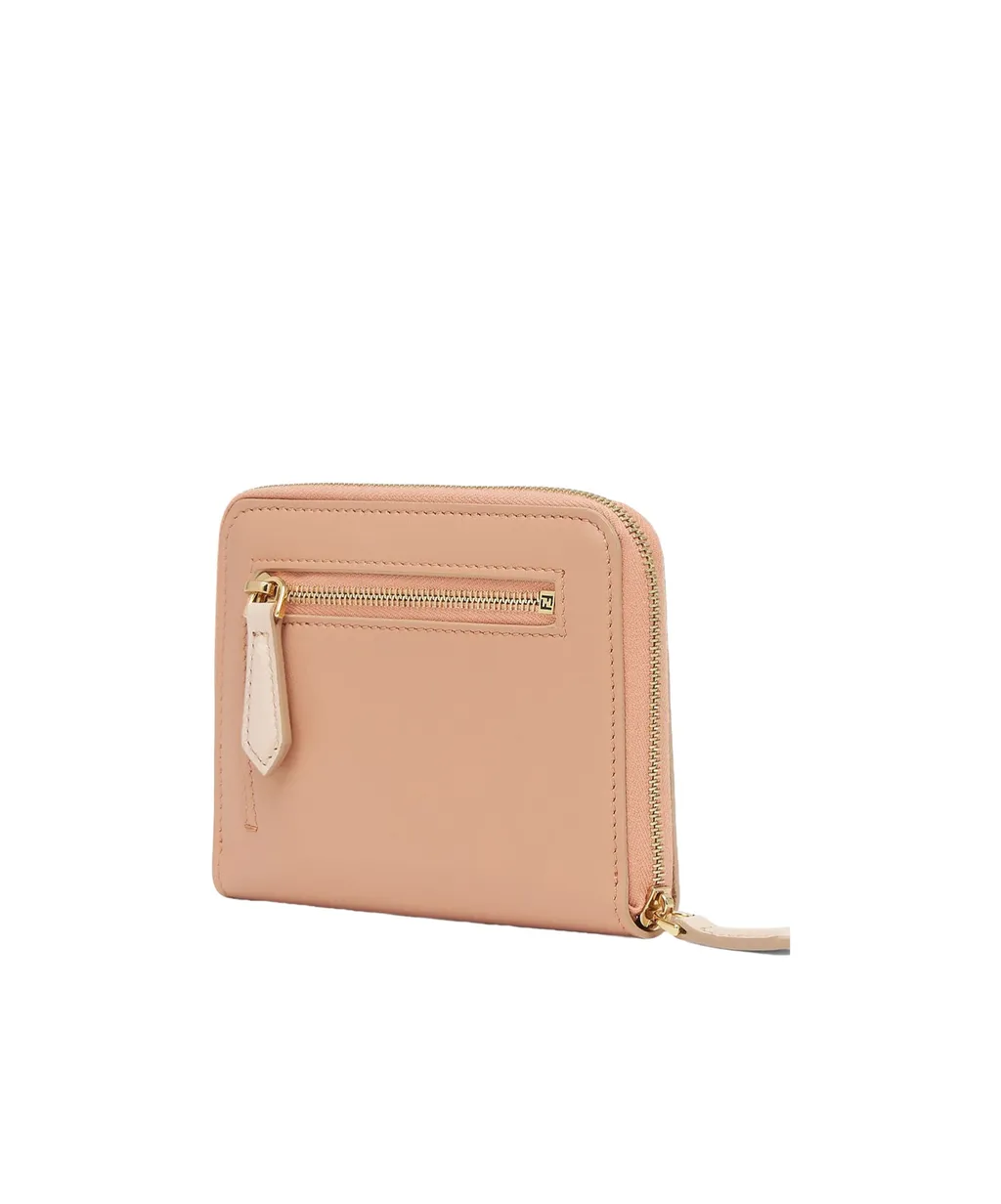 Ff Diamonds Zip Around Medium Wallet