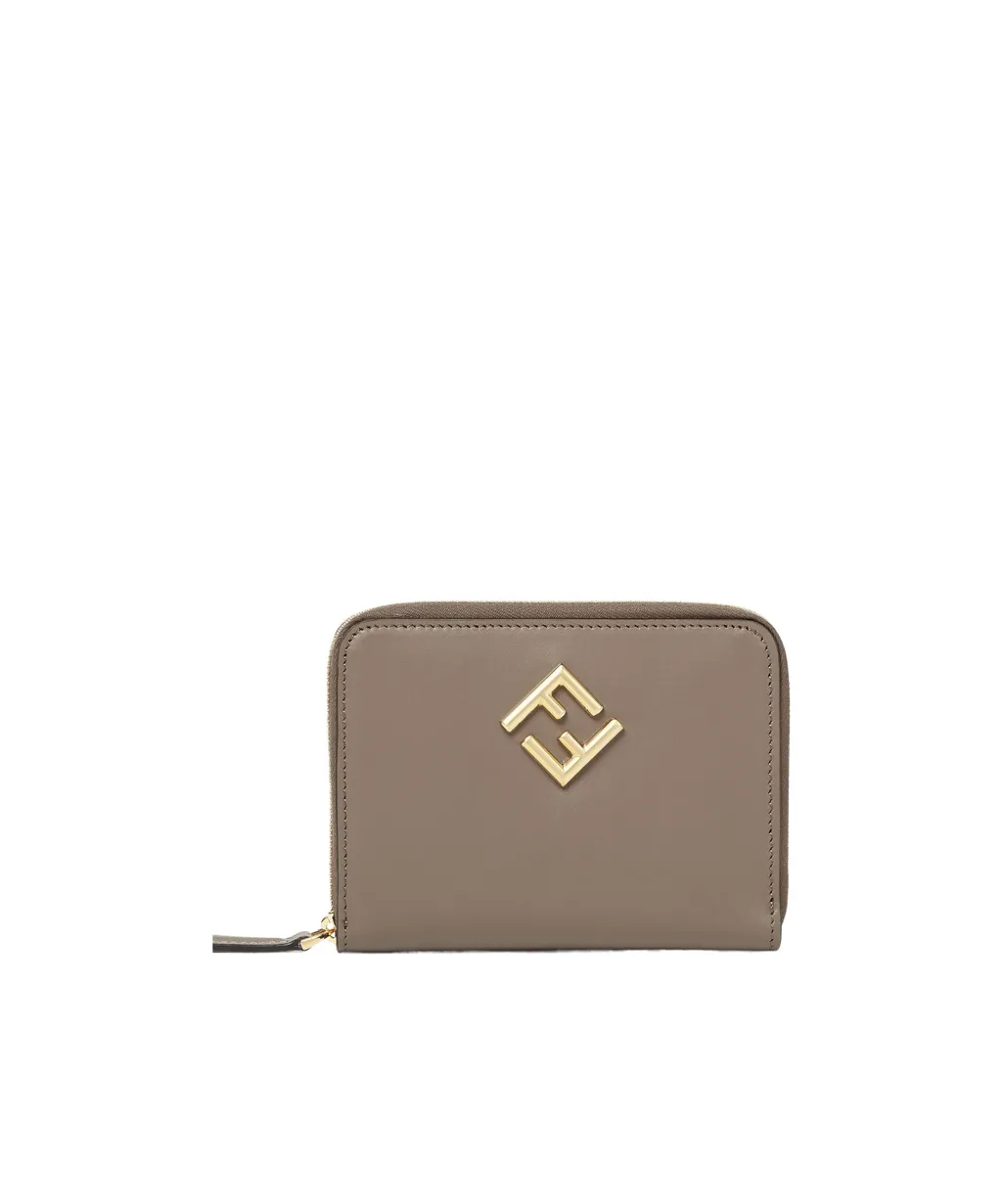 Ff Diamonds Zip Around Medium Wallet