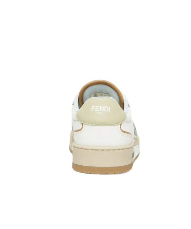 Fendi Match Lace-Up Sneakers