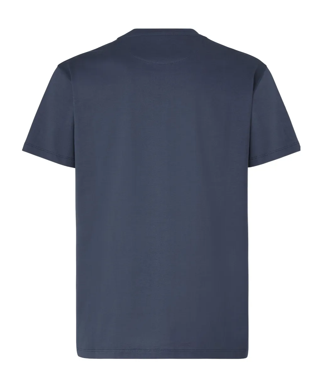 Crest Embroidered Crewneck T-Shirt