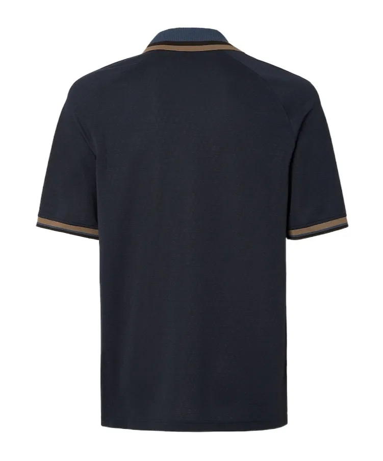 Crest Embroidered Short-Sleeve Polo Shirt