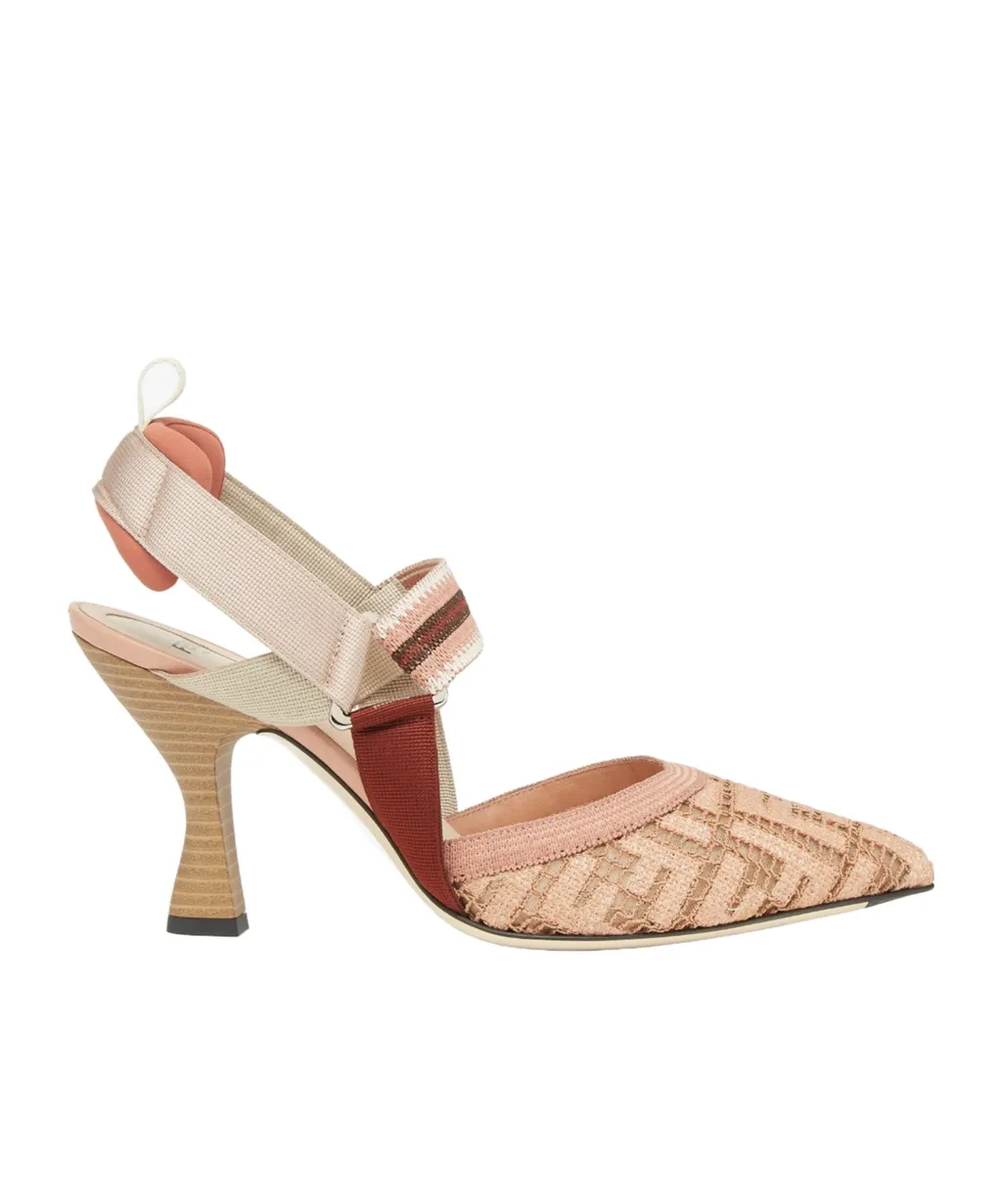 Pointed Toe Slingback Pumps