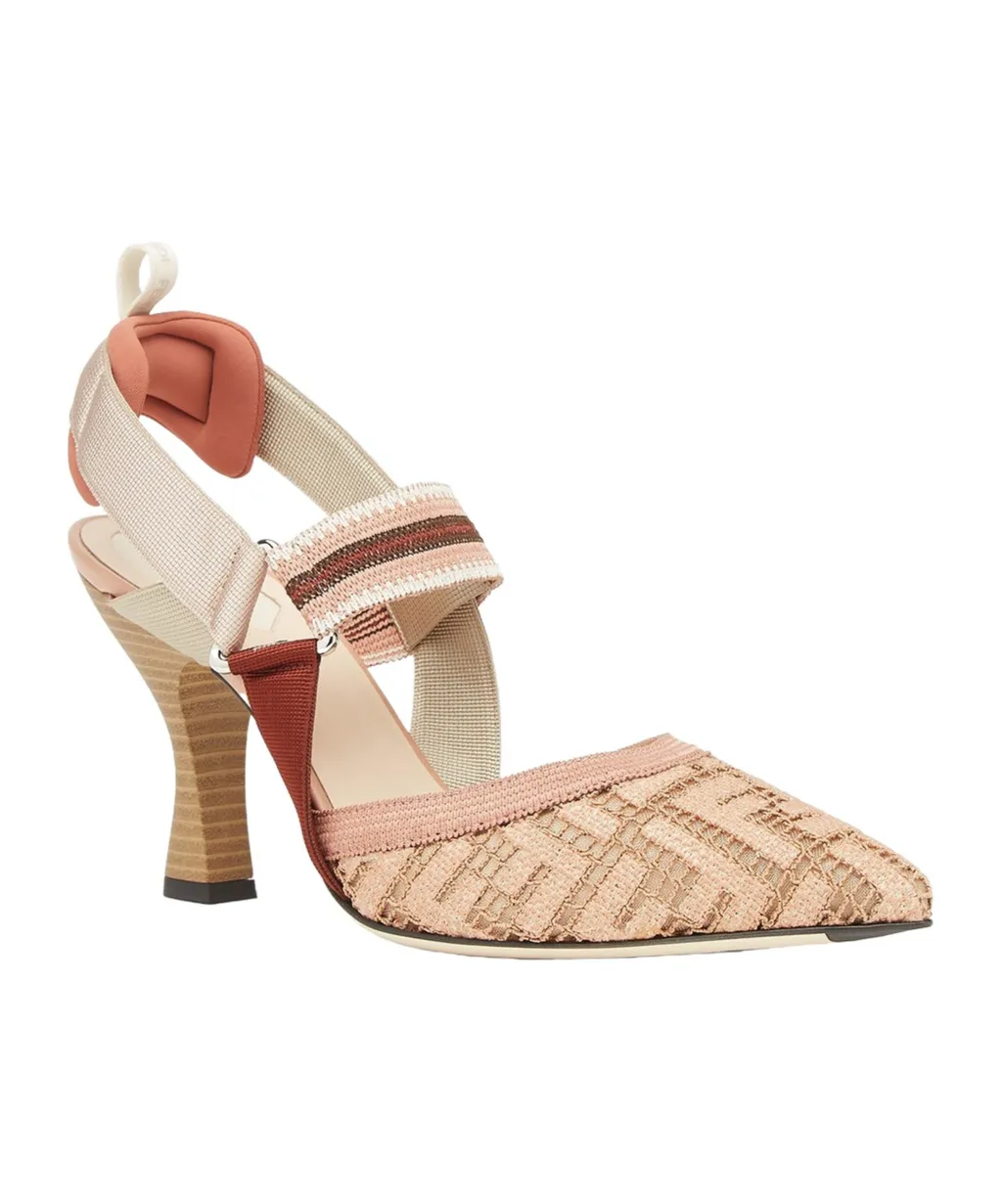 Pointed Toe Slingback Pumps