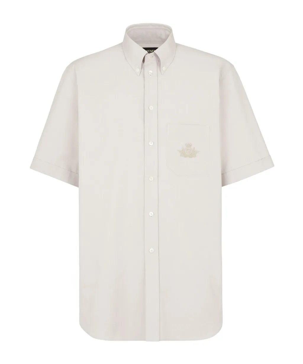 Logo Embroidered Short Sleeved Shirt