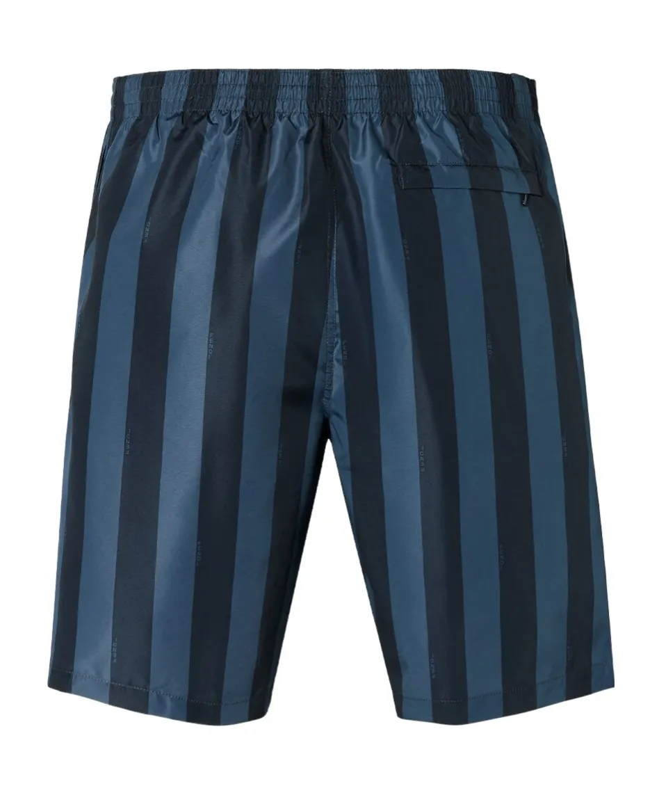 Striped Drawstring Swim Shorts
