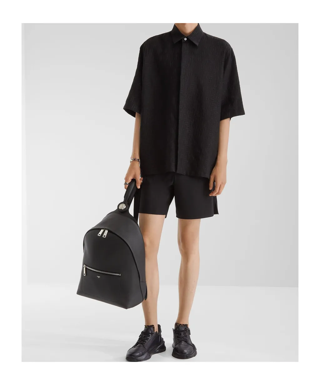 Collared Short-Sleeve Shirt