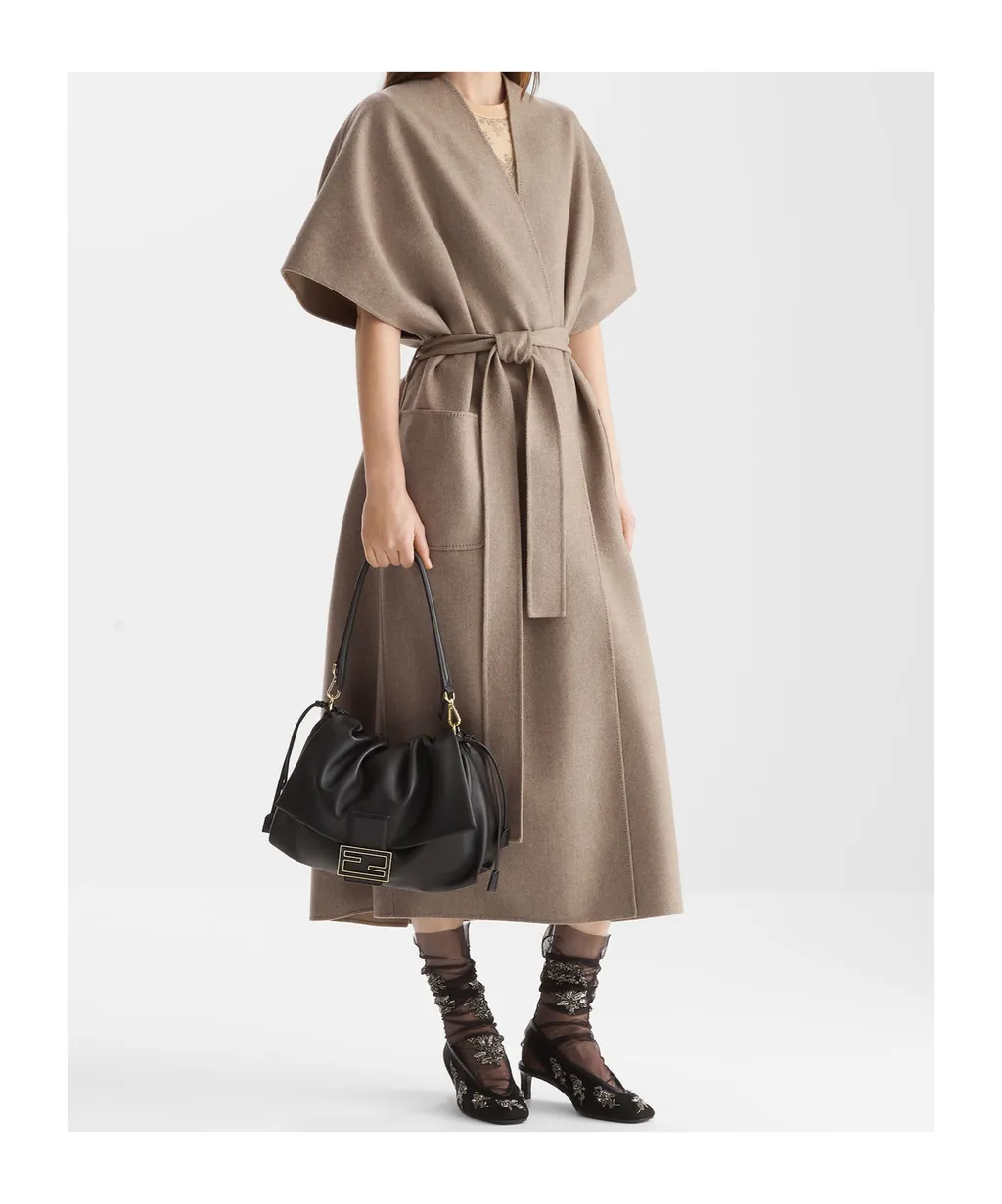 Mamma Baguette Drawstring Shoulder Bag