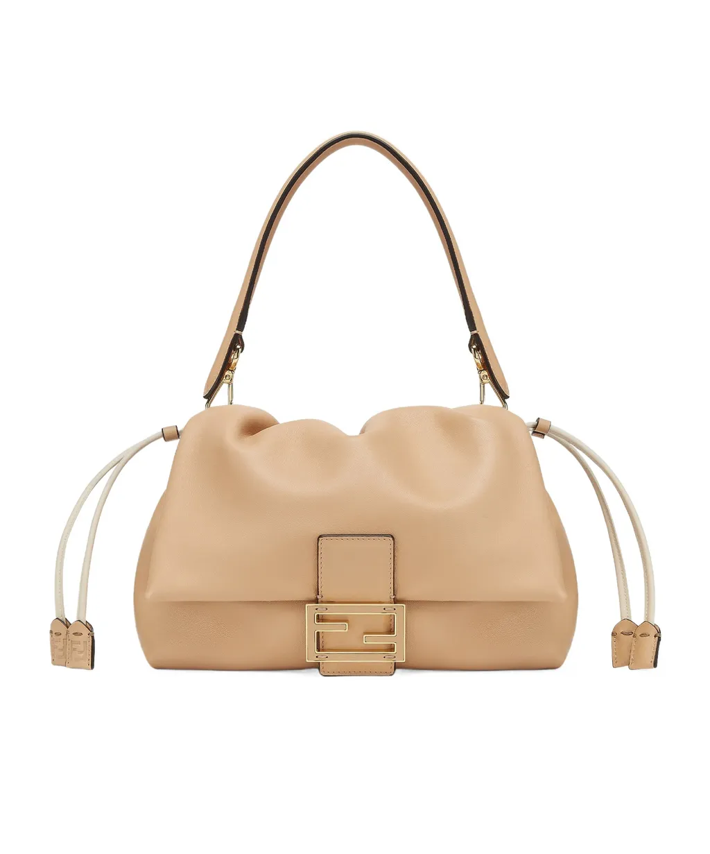 Mamma Baguette Logo Plaque Shoulder Bag