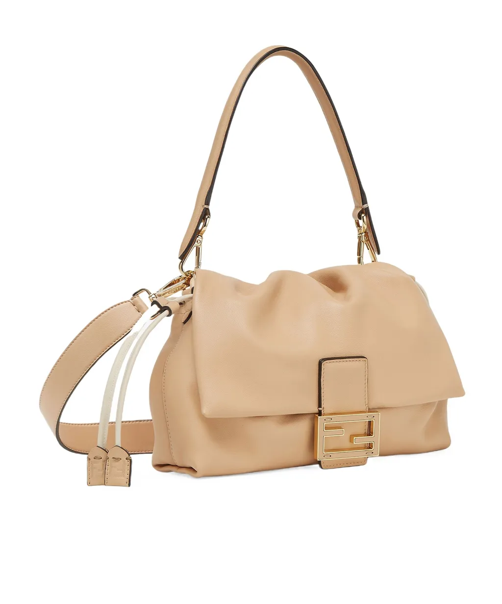 Mamma Baguette Logo Plaque Shoulder Bag