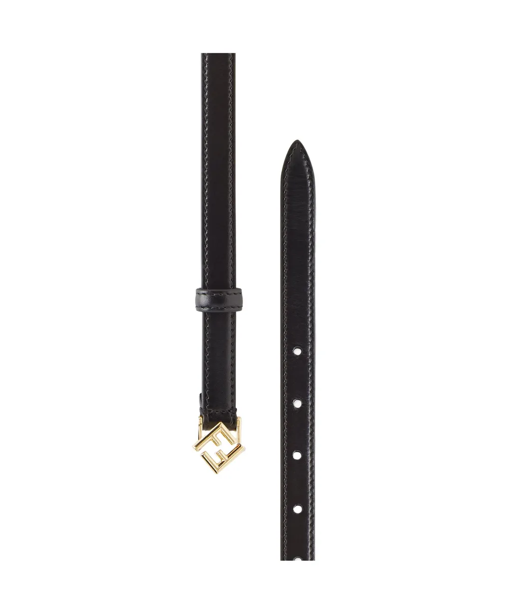 Logo Plaque Buckled Belt