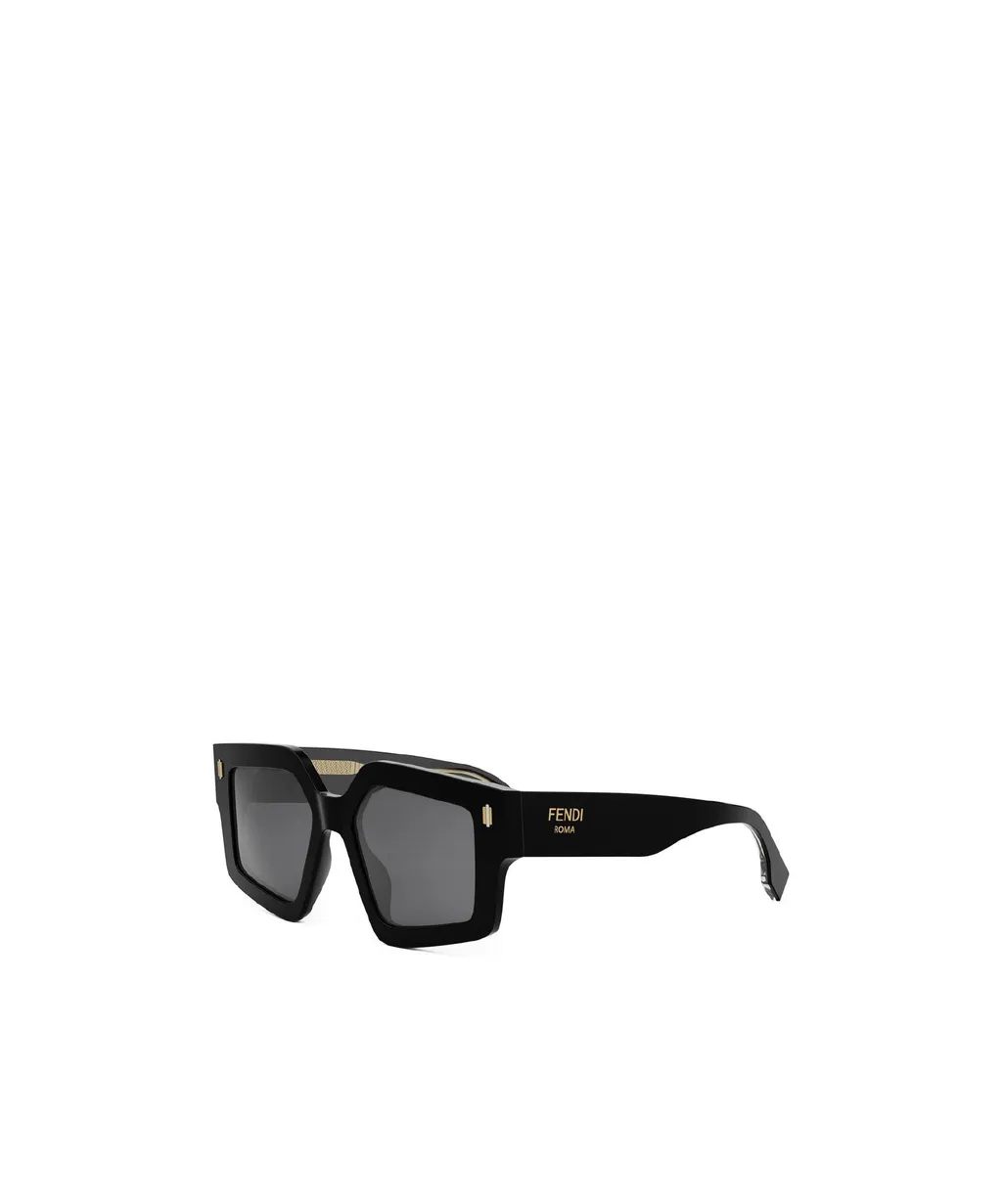 Geometric-Frame Sunglasses