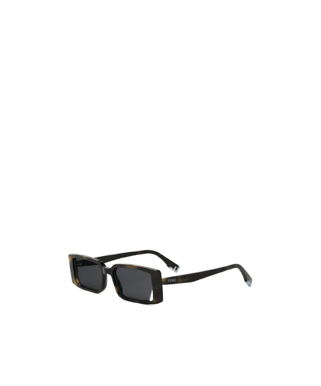 Rectangle-Frame Sunglasses
