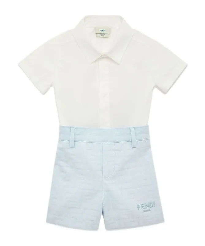 Jacquard Cotton Baby Onesie