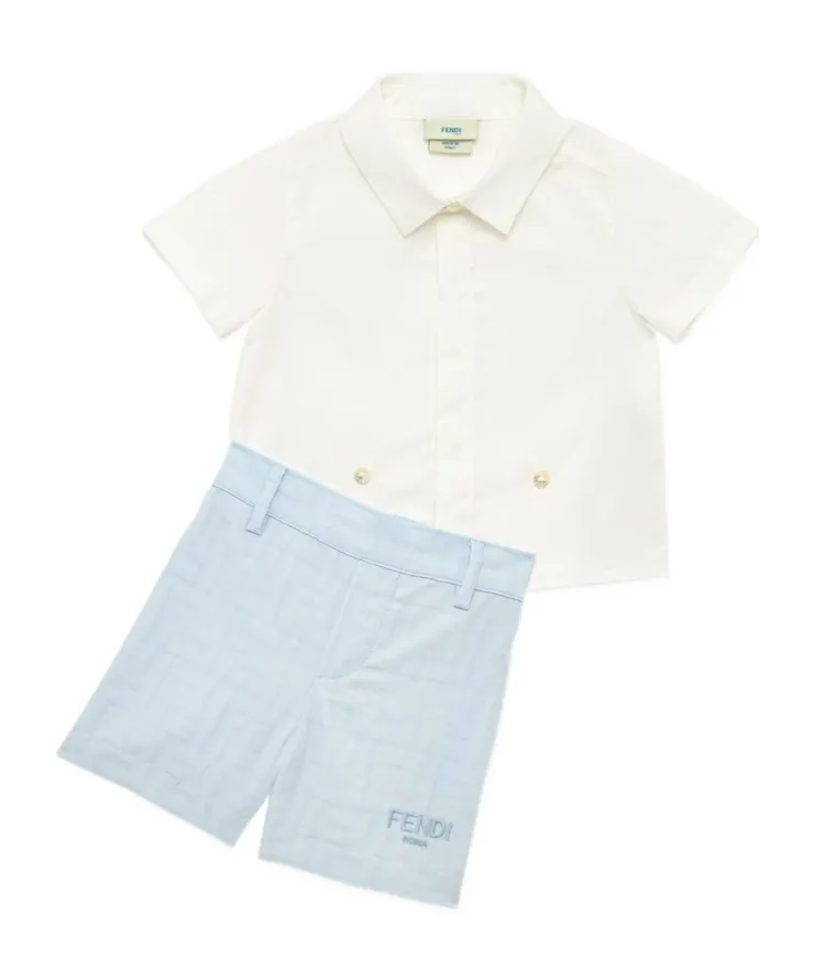 Jacquard Cotton Baby Onesie