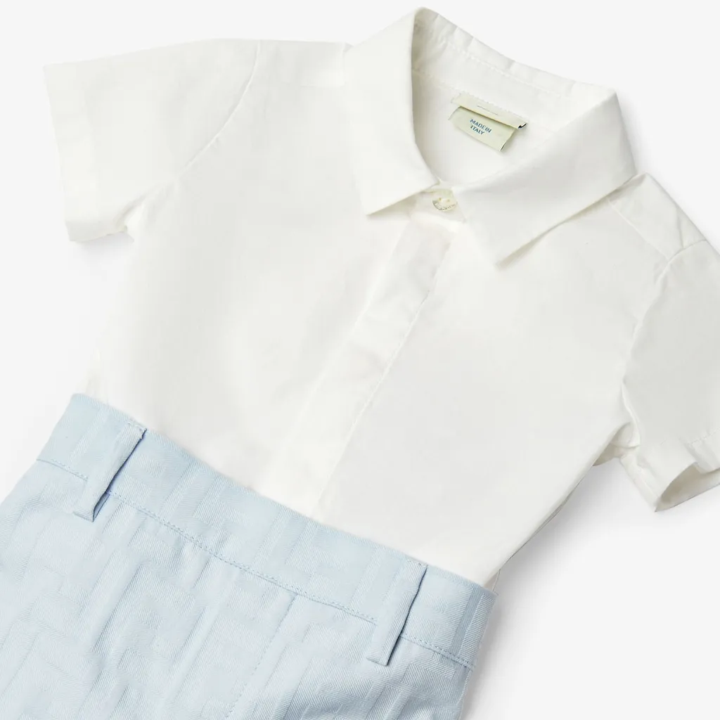 Jacquard Cotton Baby Onesie