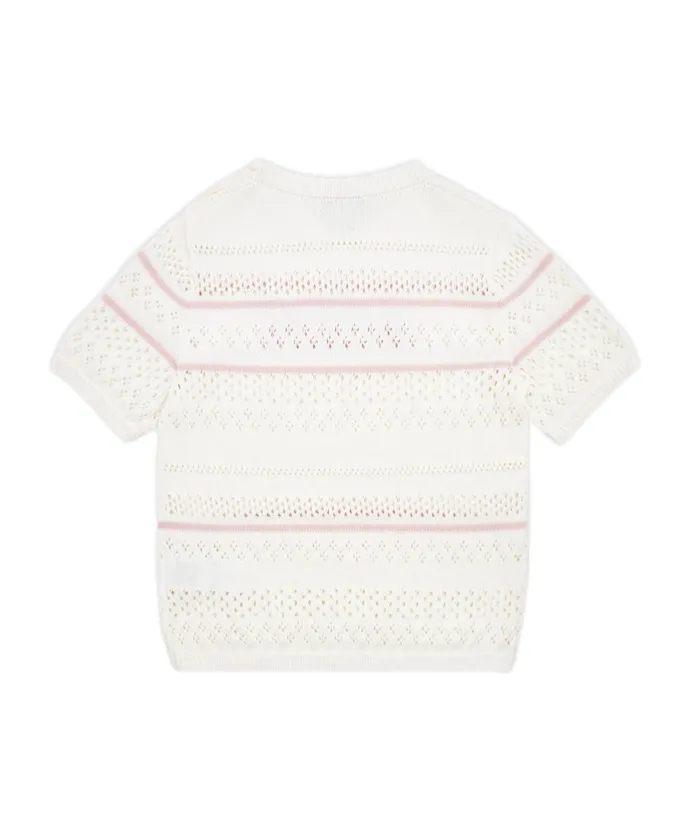 Short-Sleeved Crewneck Jumper