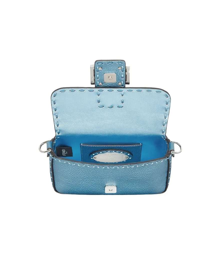 Metallic Blue Selleria Bag