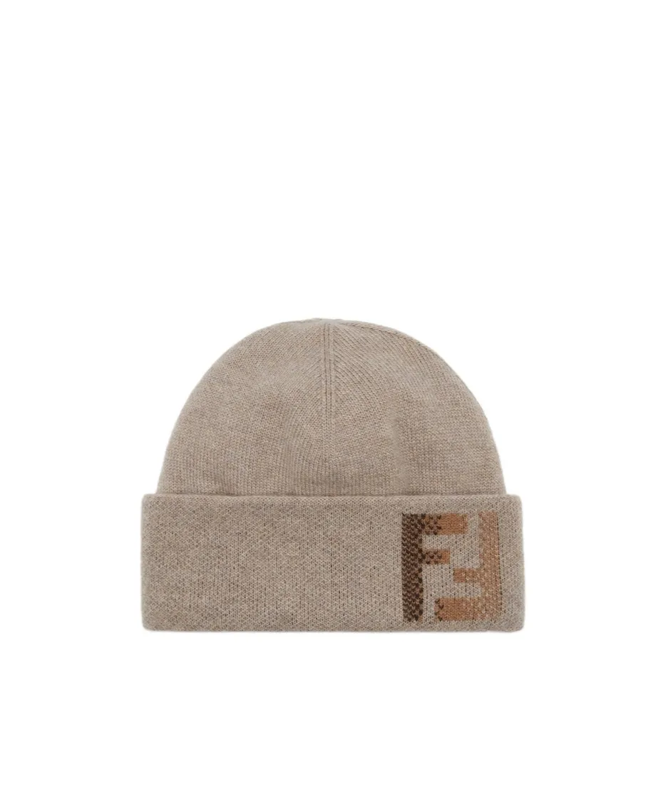 Beige Wool Hat