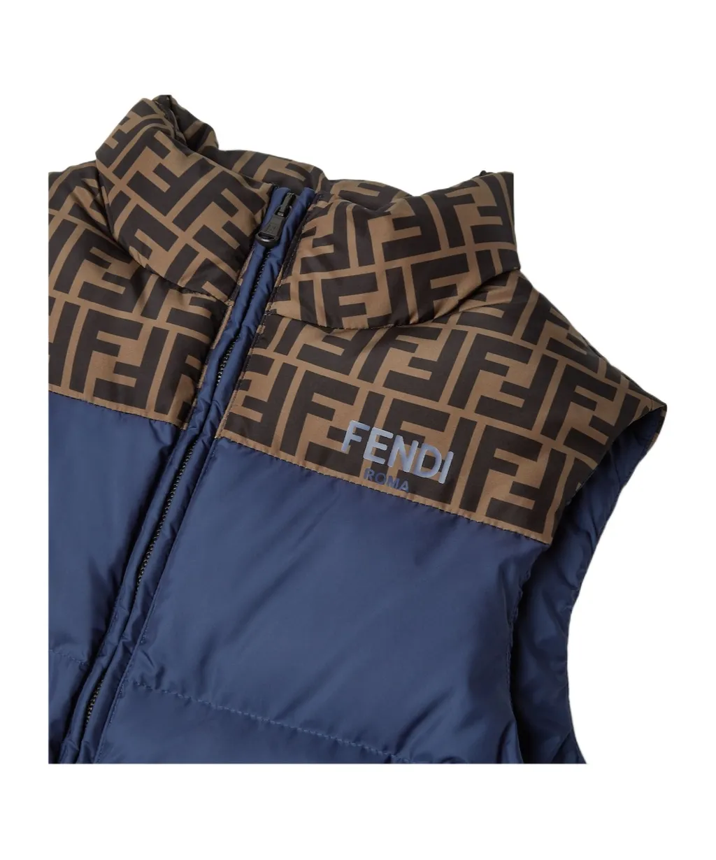 Ff Logo Detailed Padded Gilet