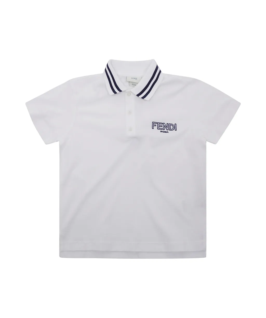 Logo Detailed Jersey Polo Shirt