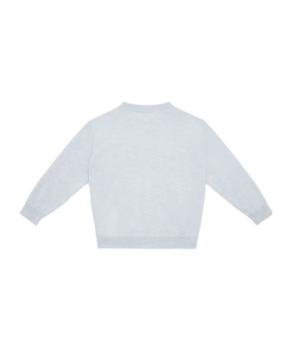 Lightweight Wool Crew-Neck Junior Jumper