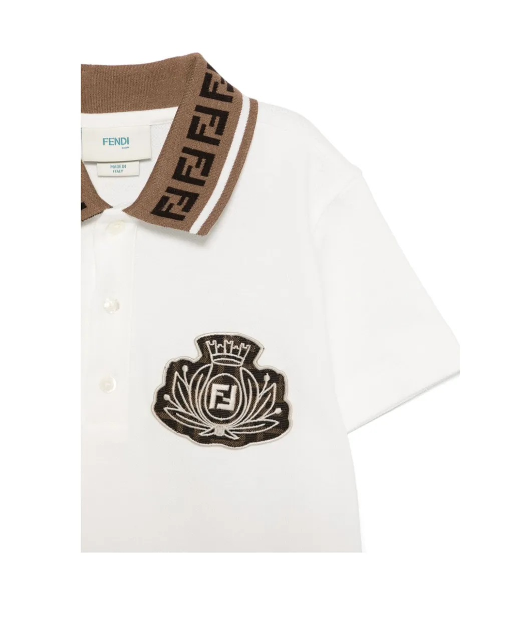 Logo Patch Polo Shirt