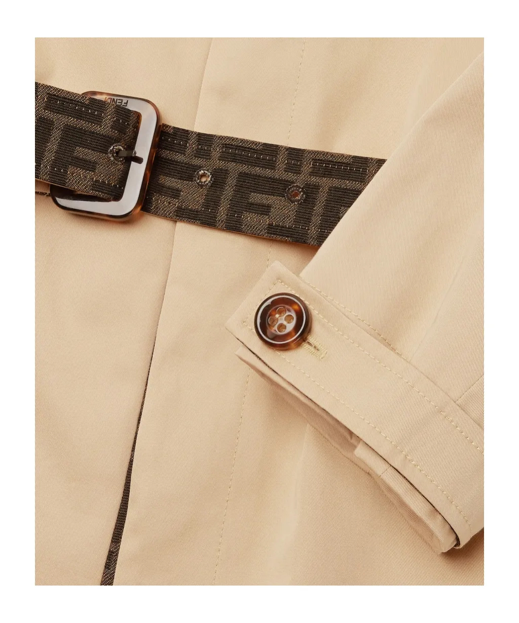 Gabardine Trench Coat