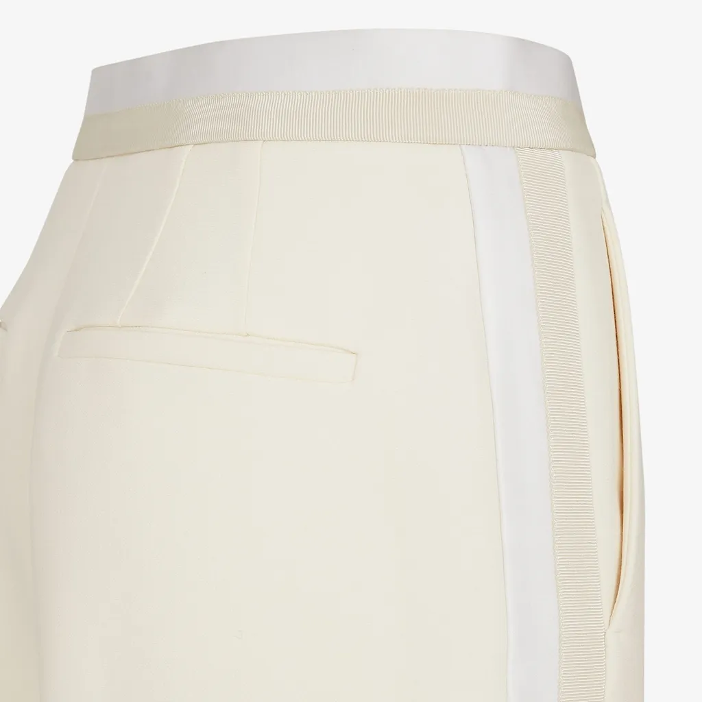 High-Waist Tuxedo Trousers
