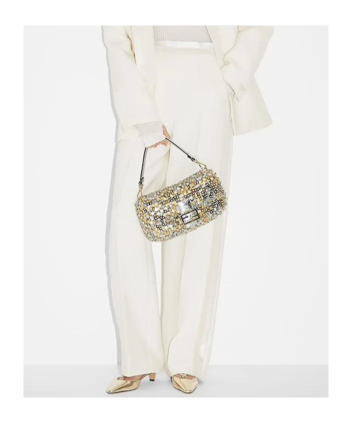High-Waist Tuxedo Trousers