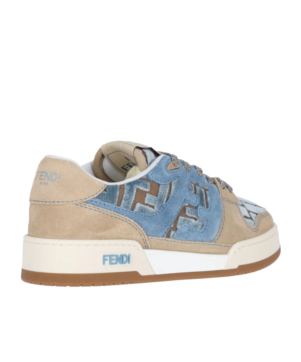Fendi Match Low-Top Sneakers