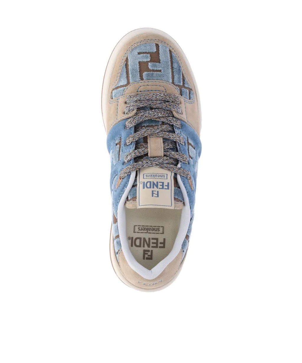 Fendi Match Low-Top Sneakers