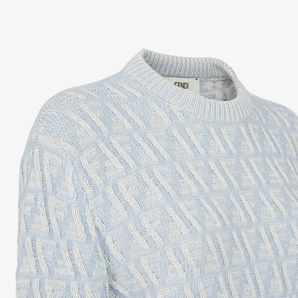Monogrammed Crewneck Knit Sweater