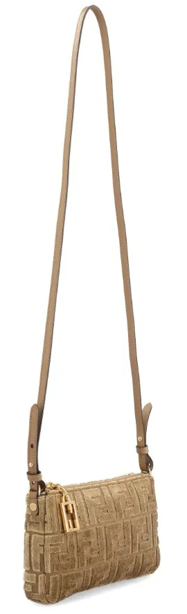 Baguette Zipped Pouch Crossbody Bag