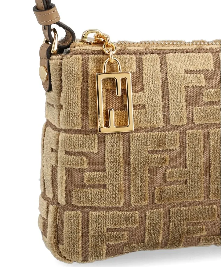 Baguette Zipped Pouch Crossbody Bag