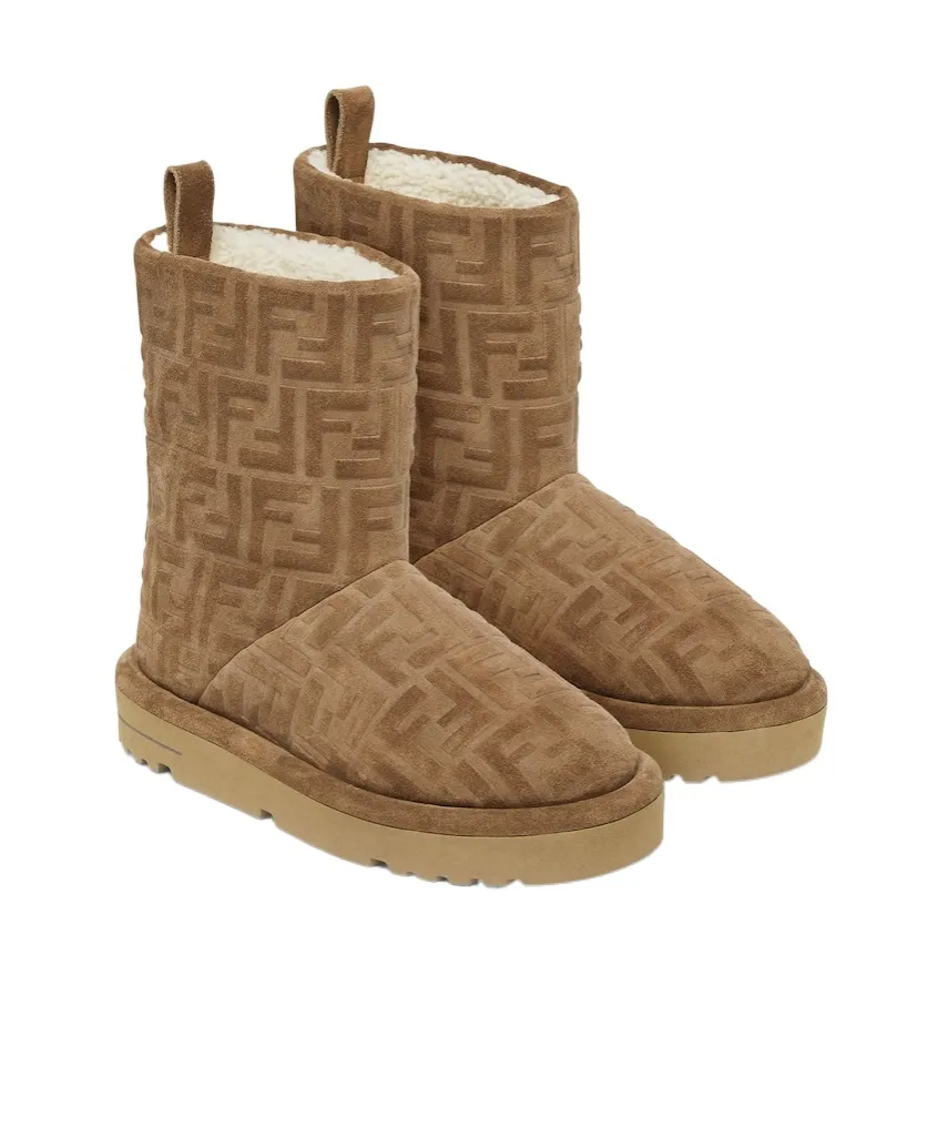 Apres Chic Monogram Detailed Boots