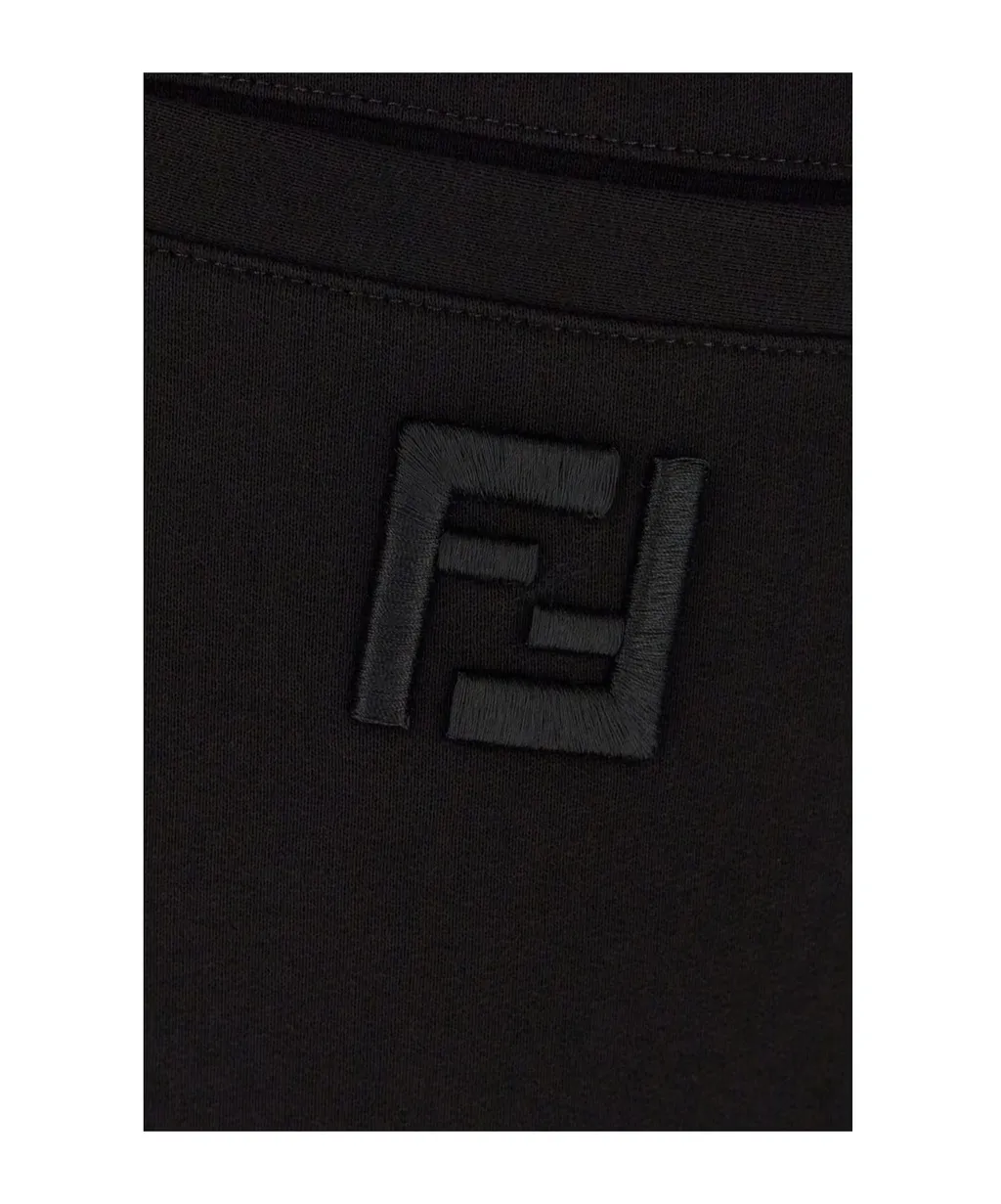 Logo Embroidered Straight-Leg Track Trousers