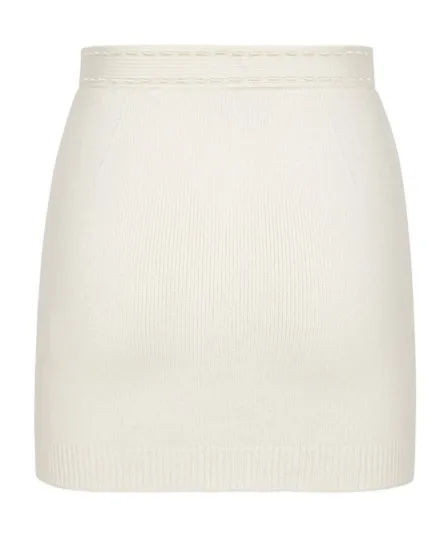 Ribbed-Knit Mini Skirt