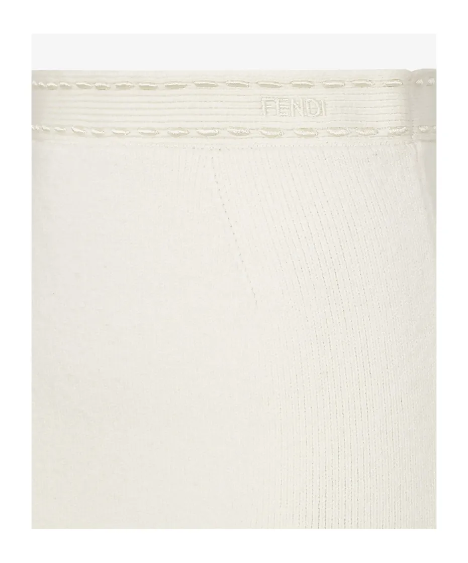 Ribbed-Knit Mini Skirt