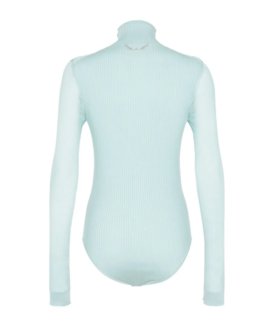 Turtleneck Long-Sleeve Bodysuit