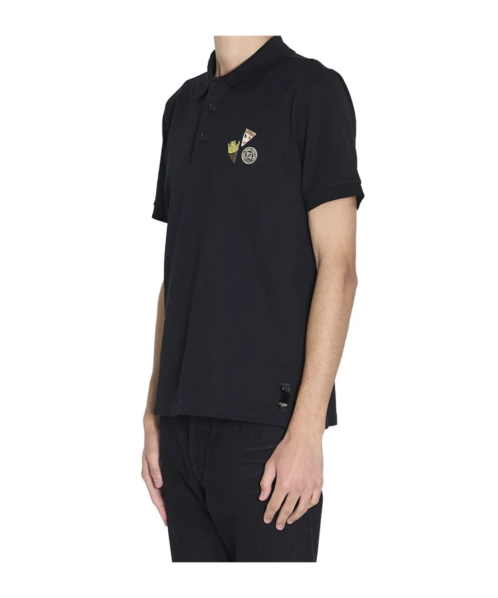 Logo Detailed Short-Sleeved Polo Shirt